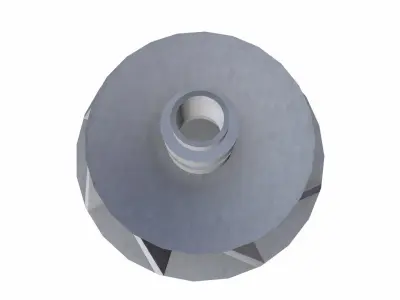 Impeller Low-poly 3D model