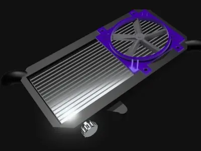 RC Car Drift 1 10  Intercooler V2 3D print model