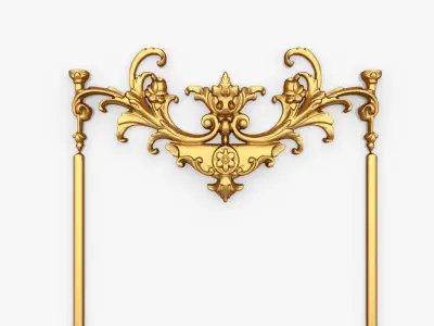 Classic decor ornament 116 3D model