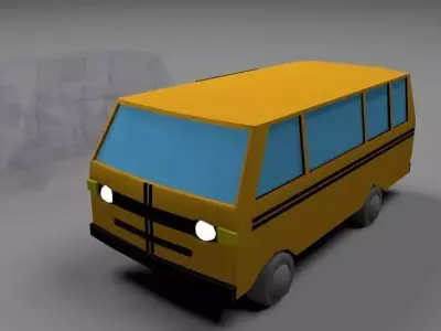 Danfo bus LP 3D model