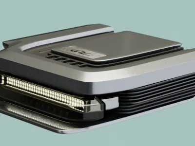 Car Headlight module 3D model