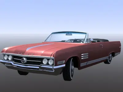 1964 convertible 3D model