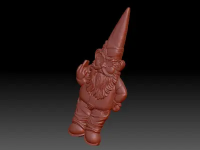Gnome 3D print model