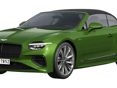 Bentley Continental GTC Speed 2025 3D model