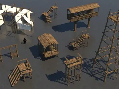 Medieval Collection 4 3D model