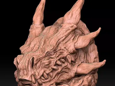 Dragon Head 3D print model