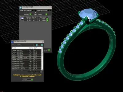 Jewelry Rings NINE RINGS 011 3D print model