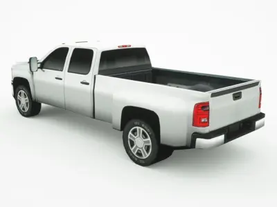 Generic Pickup v5 Low-poly 3D model