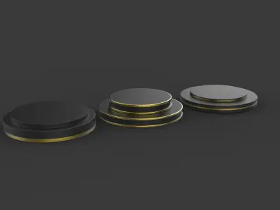 Pedestal Podium 3D model