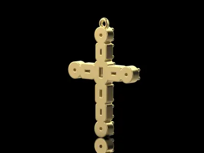 Cross Pendant 11136 3D print model