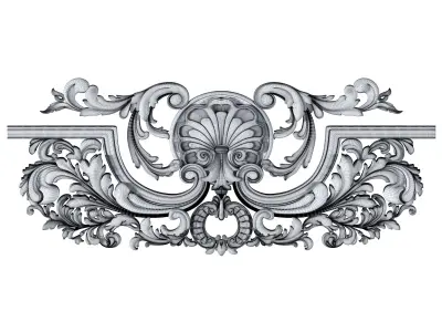 Decorative Ornamental 08 3D model
