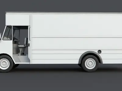 Chevrolet P30 Step Van 1991  Low-poly 3D model
