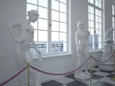 Archmodels vol 34 - Realistic Sculptures Collection 3D model