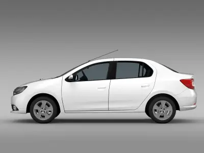 Renault Logan 2015 3D model