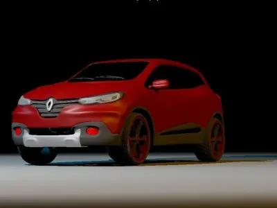renault kadjar 2017 3D model