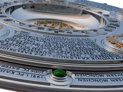 Meisterschale Bundesliga Trophy - German league Trophy  3D model