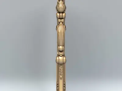 Furniture leg 015 3D model