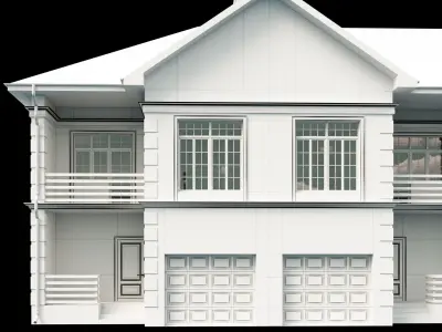 Town house 3 3D model