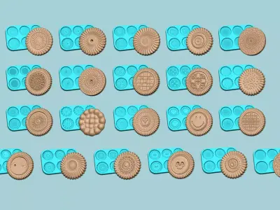 21 Cookie Mould Collection - Biscuit Silicon Molding