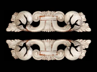 Classic carved 005 3D model