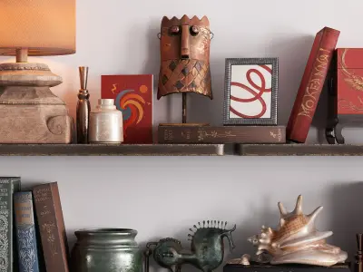 Decorative set 3D model 38