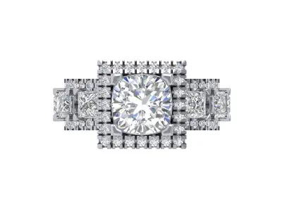 Art-Deco-Ring 3D print model purchase