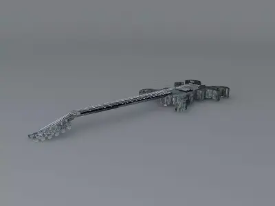 Creepie Crawlie guitar Free 3D model