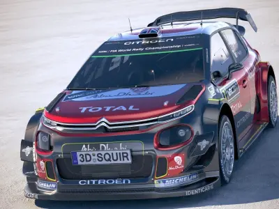Citroen C3 WRC 2018 3D model