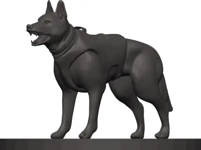 German Shepherd 3D model