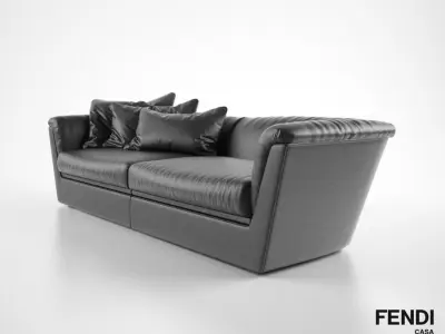 Fendi Casa Cocoon sofa 3D model