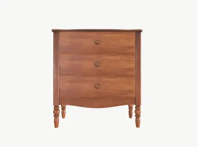 Wooden  Table Drawl  3D model