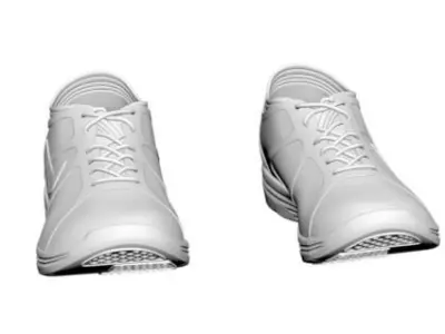 Woman sneakers 3D model