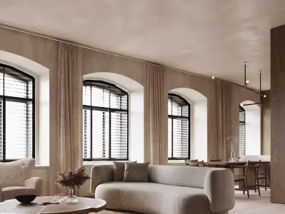 Wabi-sabi livingroom 3D model