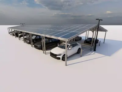  Parking-Parking Lot 3D model