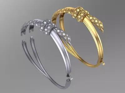 Arabic bracelet 3D print model
