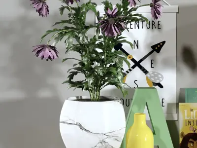 Children decoration set 132 Low-poly 3D model