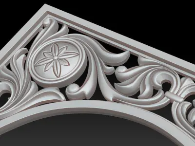 Decorative arc 3D model