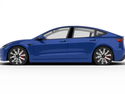 Tesla Model 3 2024 3d model 3D model
