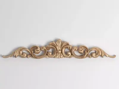 3D Model Carved Decor Element 3D print model purchase