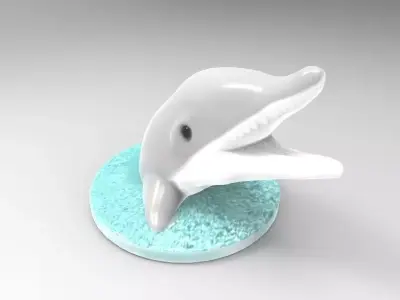 Dolphin Key Holder 3D print model