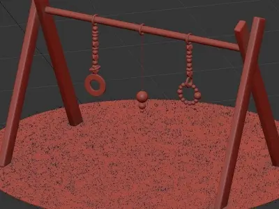 Baby Gym Set 3D model