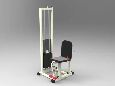 leg extension machine  Free 3D model