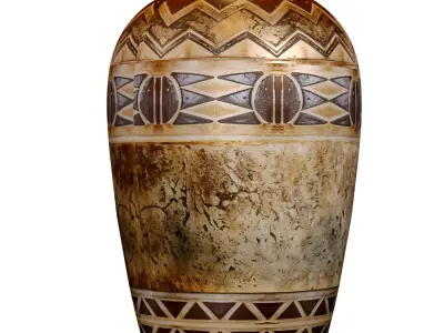 Rustic Southwest Country Nightstand bedside Provence Table Lamp  3D model