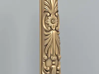 Furniture leg 010 3D model