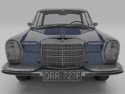 Mercedes Benz W108 Sedan  3D model
