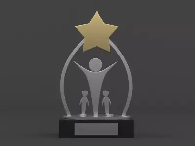 Trophy Cup 3D model