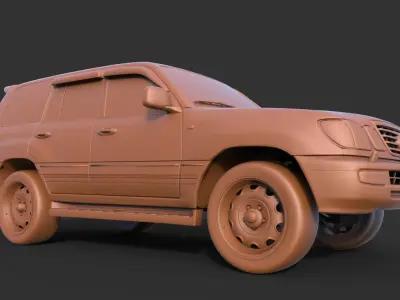 Lexus LX 470  3D print model