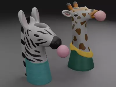 WILD THINGS FLOWER VASE 3D model