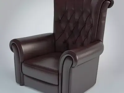 George Smith Library Chair 3D model