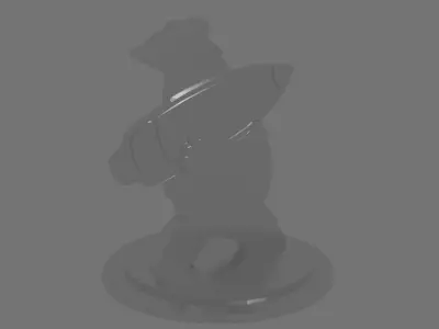 Ornament bear Wojtek figurine Free 3D print model